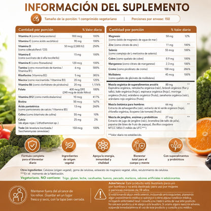 RAINBOW LIGHT MENS ONE – Nutrición diaria masculina